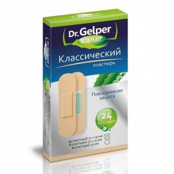 Пластырь Dr. Gelper алоэпласт классический 24 шт.