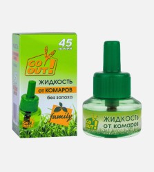 Жидкость от комаров Go Out 45 ночей без запаха 30 мл