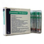 Левемир Пенфилл, раствор для подкожного введения 100 ЕД/мл 3 мл 5 шт картриджи