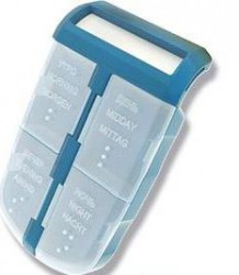 Таблетница-контейнер Кронт пластиковый 4 ячейки