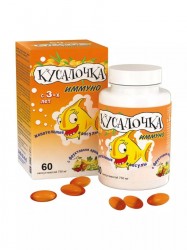 Кусалочка Иммуно 60 шт. капс. жев. 750 мг