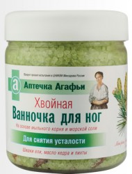 Ванночка для ног Аптечка Агафьи хвойная 600 г
