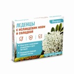 Леденцы с исландским мхом и солодкой, РадоГрад 3.2 г 10 шт БАД ментол и эвкалипт