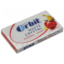 Жевательная резинка Orbit Кристал клубника-банан 10 шт.