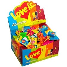 Жевательная резинка Love is 4.2 г микс
