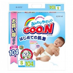 Подгузники 104 шт. Goon 4-8 кг р. s