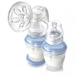 Молокоотсос ручной Avent с контейнерами