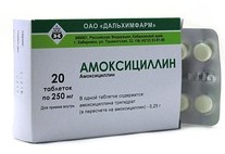 Амоксициллин табл. 250 мг 20 шт.