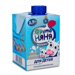Молоко детское Фрутоняня ультрапастеризованное 2.5% 200 мл