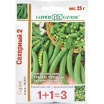 Семена, 25 г Горох Сахарный Серия 1+1 цветной пакет