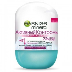 Дезодорант Garnier Мен минерал Активный контрольТермозащита 72 ч ролик 50 мл