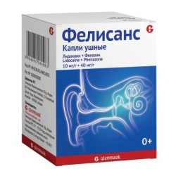 Фелисанс капли уш. 10 мг/г+40 мг/г 16 г 1 шт.
