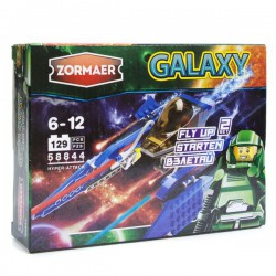 Игрушка Zormaer конструктор гэлакси galaxy гиператака 129 элементов