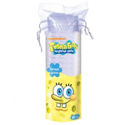 Ватные диски Губка Боб 80 шт.