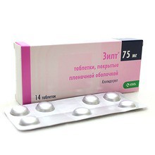 Зилт табл. п/о пленочной 75 мг 28 шт.
