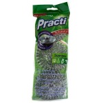 Мочалка для посуды, Paclan (Паклан) 3 шт металлическая