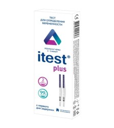 Тест для определения беременности Itest плюс (тест-полоска) 2 шт.
