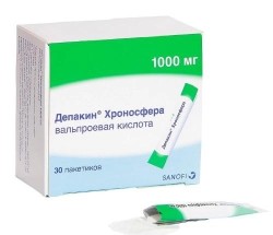 Депакин Хроносфера гран. с пролонг. высвоб. 1000 мг 30 шт.