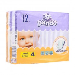 Подгузники 12 шт. Bella Панда макси 8-18 кг
