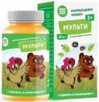 Мармеладные пастилки Витамины и минералы, Союзмультфильм пастилки жевательные 2.5 г 60 шт Мармеладные мишки Винни 3+ Мульти яблоко апельсин