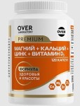 Магний + Кальций + Цинк + Витамин D3, OVER laboratory (ОВЕР Лаборатори) капсулы 120 шт БАД