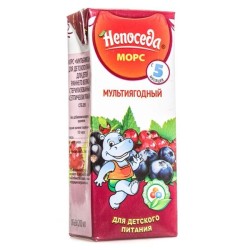 Морс Непоседа мультиягодный с 5 мес 200 мл