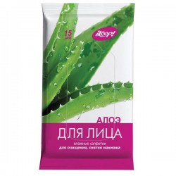 Салфетки влажные IKEEP алоэ 15 шт.
