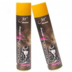 Лак для волос Jet Стронг шоколад 415см3/300 мл