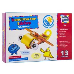 Игрушка Kribly Boo Айдрайв конструктор самолет 13 элементов